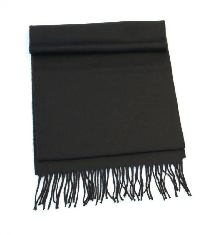 Šála z Merino vlny Black 180x30 cm John Hanly