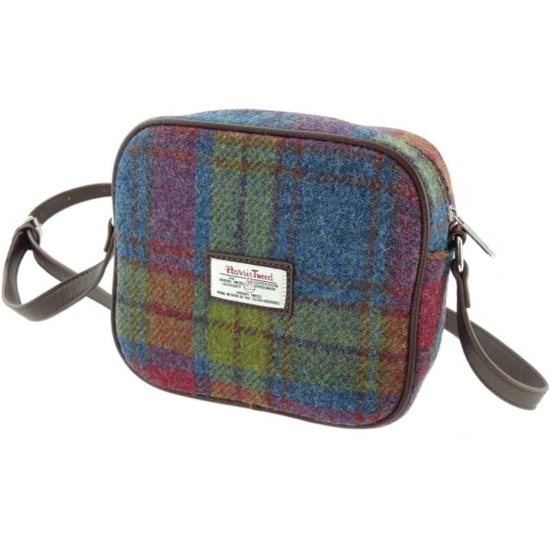 Kabelka Almond Harris Tweed - Multi Colour Tartan