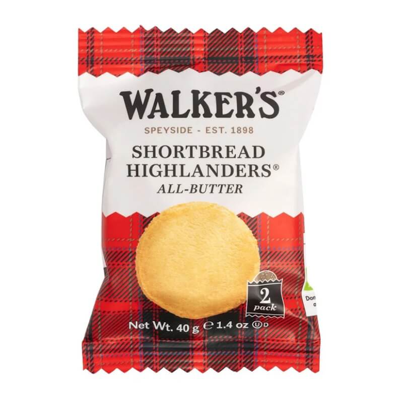 Shortbread Highlander sušenky kulaté 40g v celofánu - Walkers