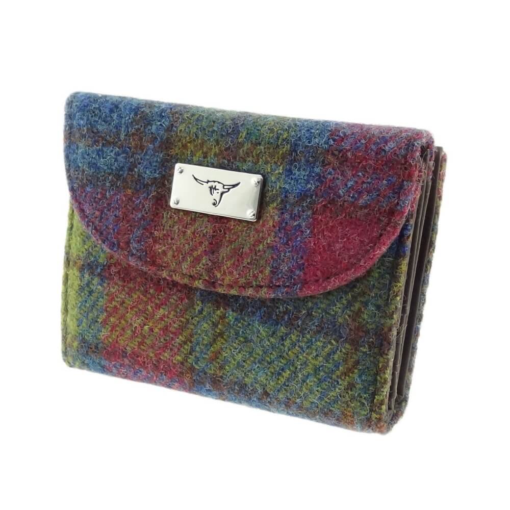 Peněženka Jura Harris Tweed Multi Colour Tartan - Glen Appin