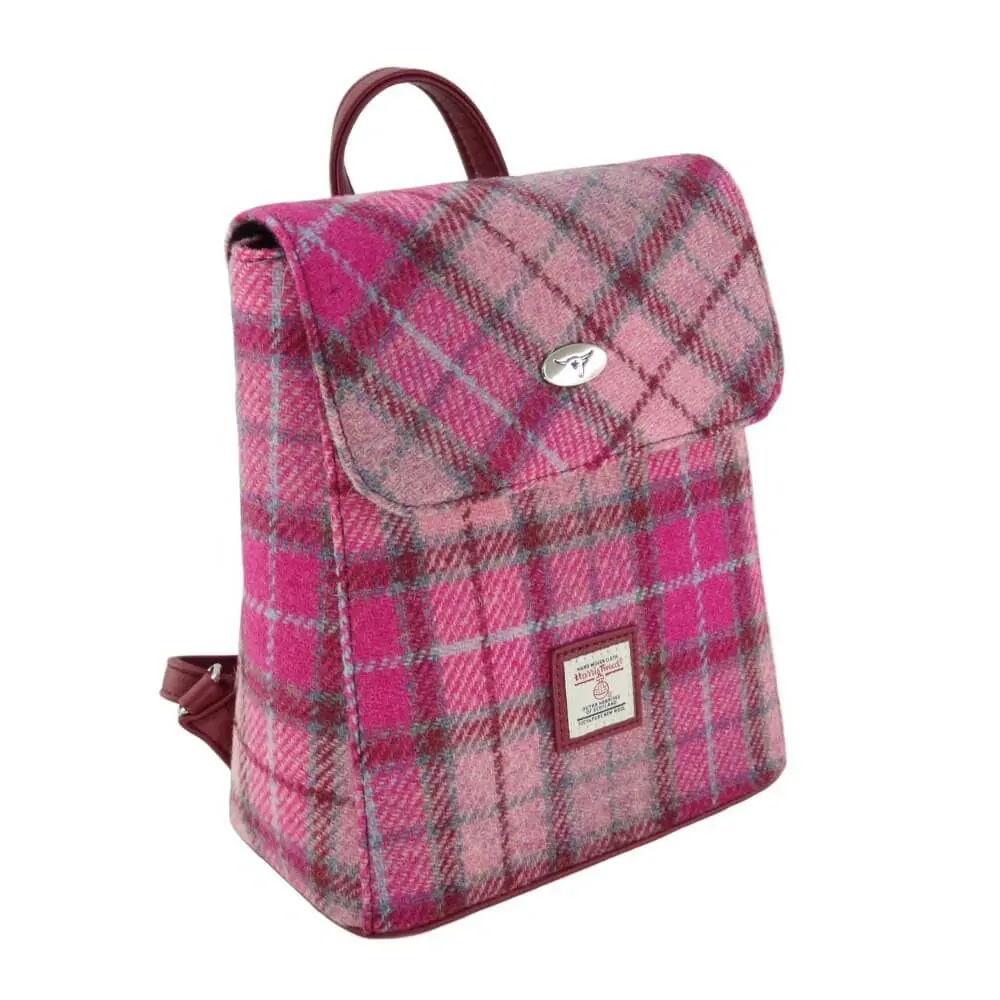 Batoh Tummel Harris Tweed - Vibrant Pink Buchanan