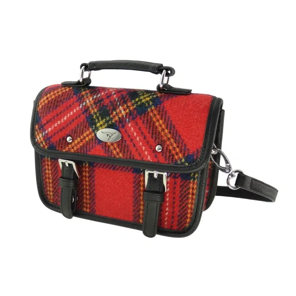 Kabelka Bervie Harris Tweed - Royal Stewart