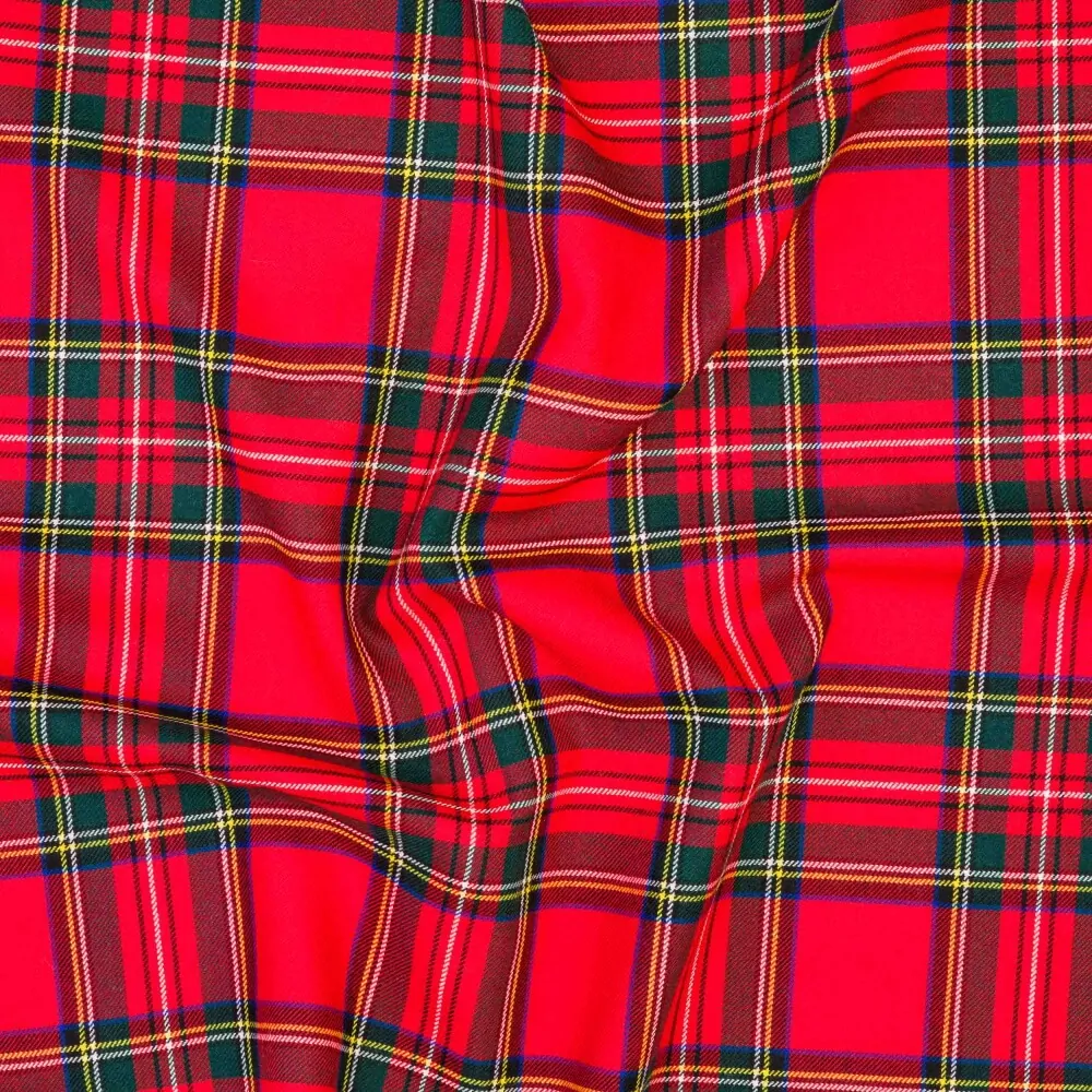 Vlněná látka metráž š. 150 cm - Royal Stewart Tartan