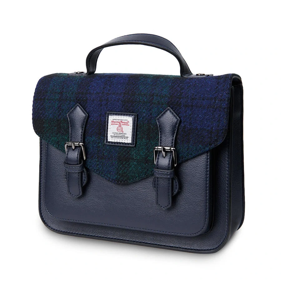 Kabelka The Medium Calton Satchel Black Watch - Islander