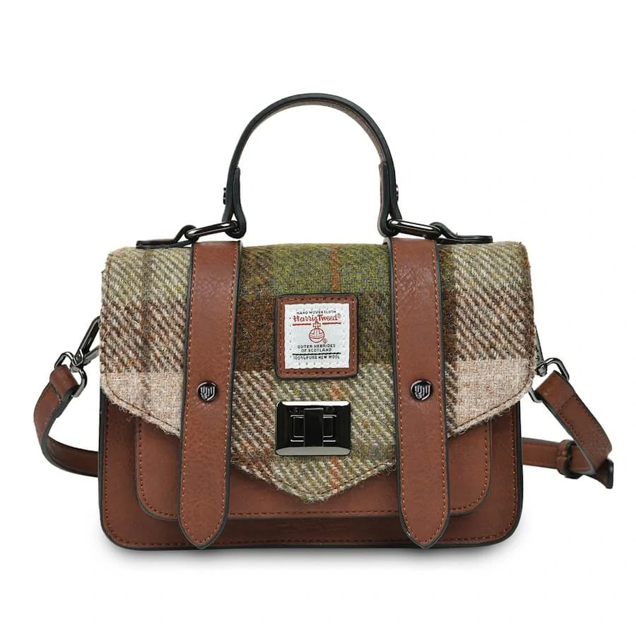 Kabelka The Mini Satchel Chestnut Tartan - Islander