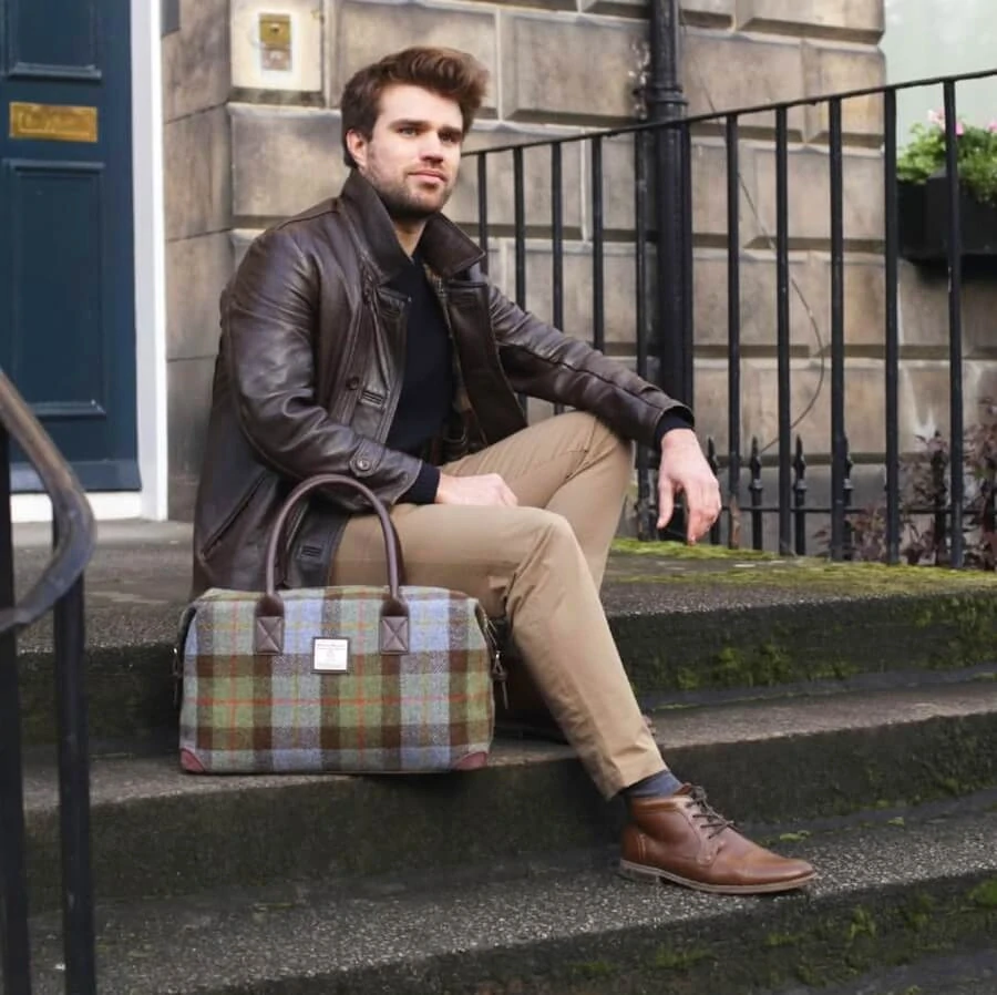 Cestovní taška Overnight Esk Gunn Tartan - Glen Appin