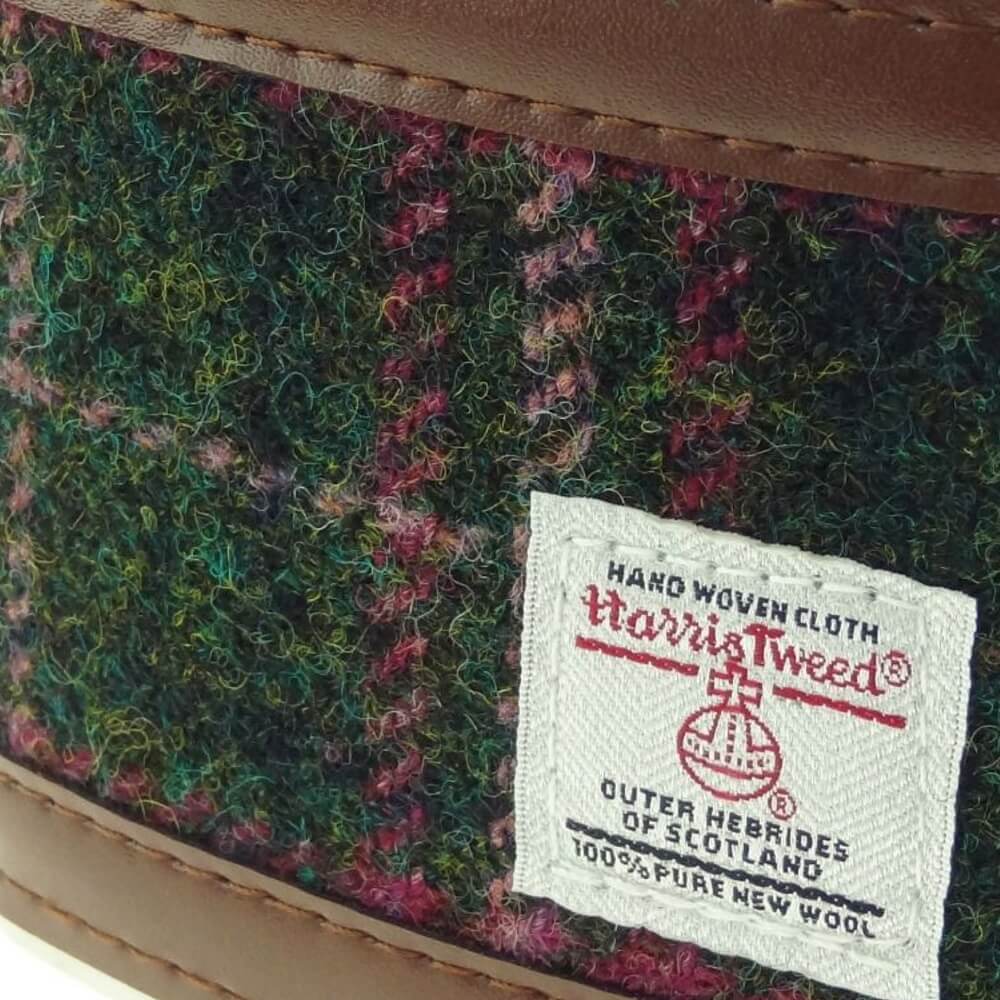 Placatka Harris Tweed 170ml - Dark Green Plum Check