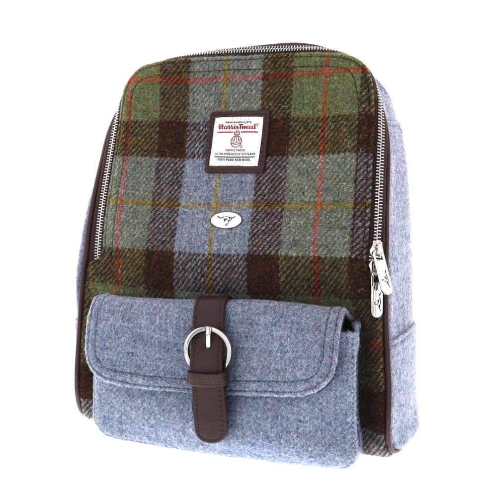 Batoh Naver Harris Tweed Gunn Tartan - Glen Appin