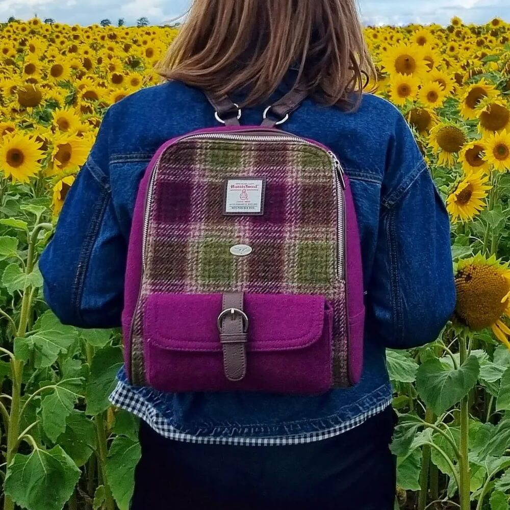 Batoh Naver Harris Tweed - Heather Check
