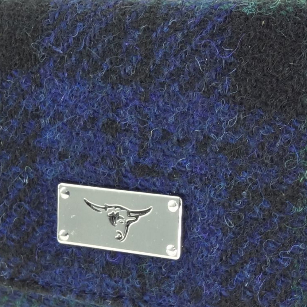 Peněženka Unst Harris Tweed Black Watch - Glen Appin