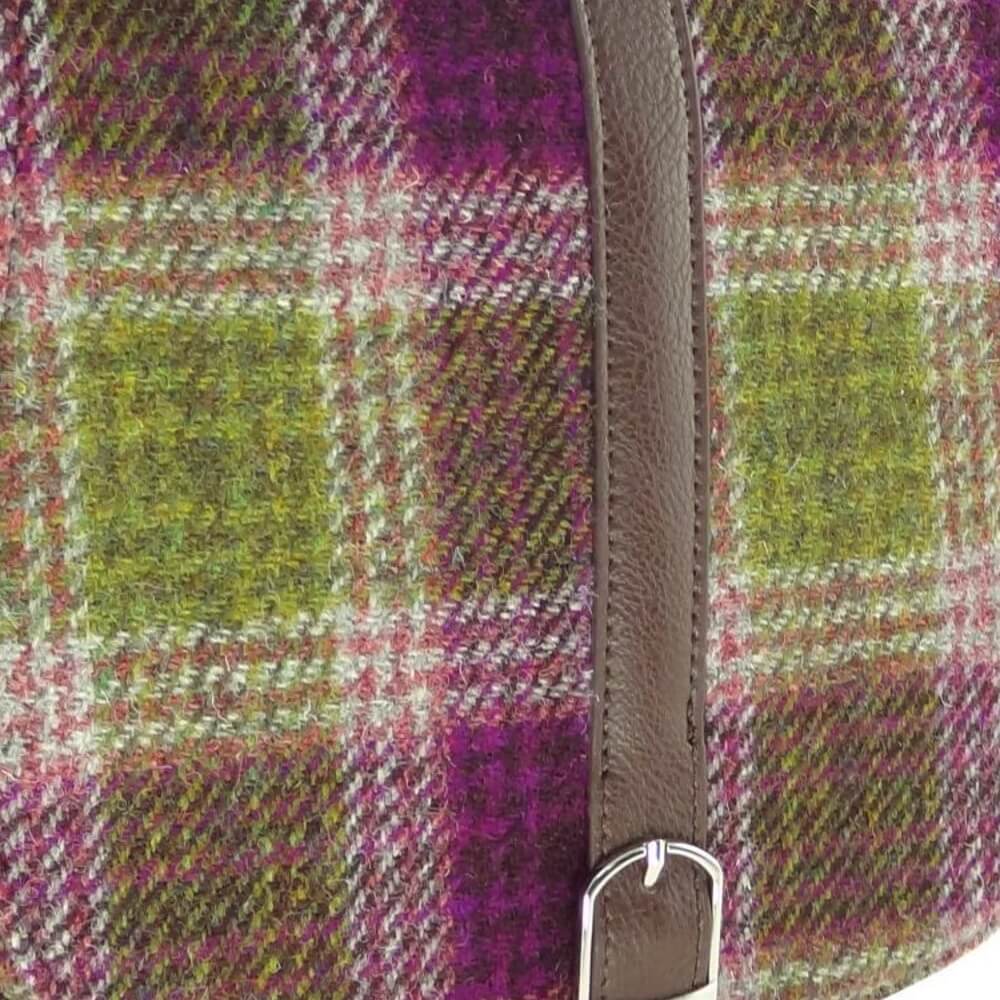 Kabelka Beauly Harris Tweed - Heather Check