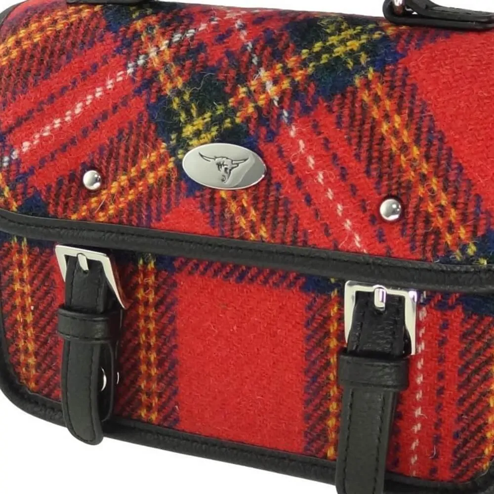 Kabelka Bervie Harris Tweed - Royal Stewart