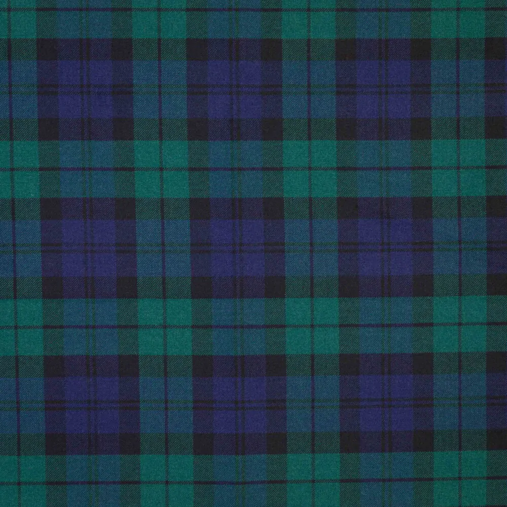 Vlněná látka metráž š. 150 cm - Black Watch Tartan