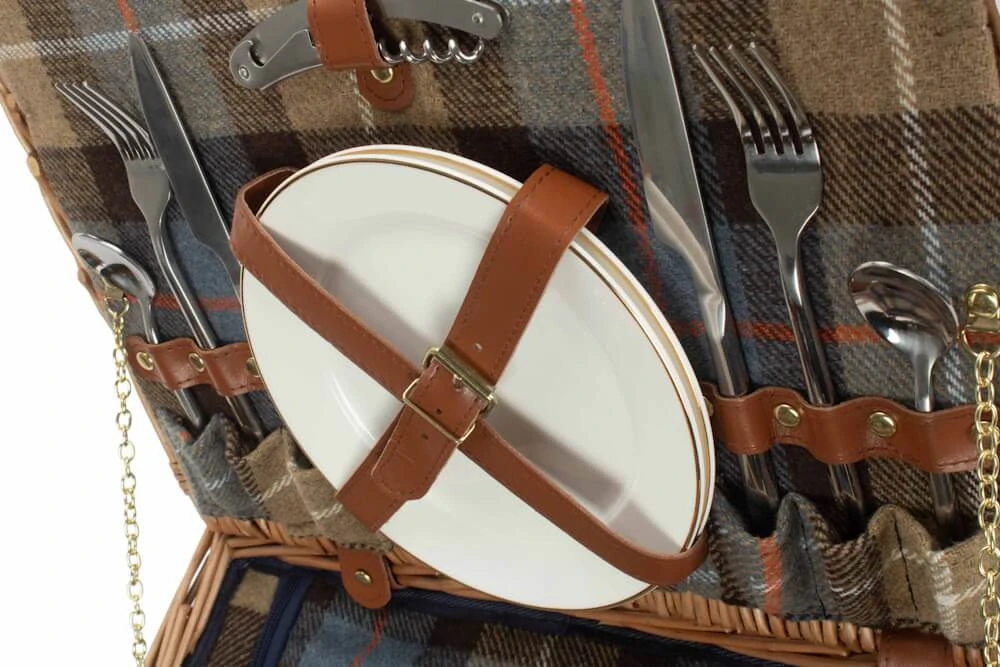 Piknikový koš COUNTRY HAMPER proutěný pro 2 osoby