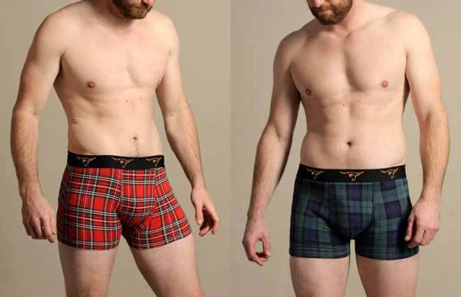 Pánské boxerky Royal Stewart & Black Watch Tartan - sada 2 ks, vel. L