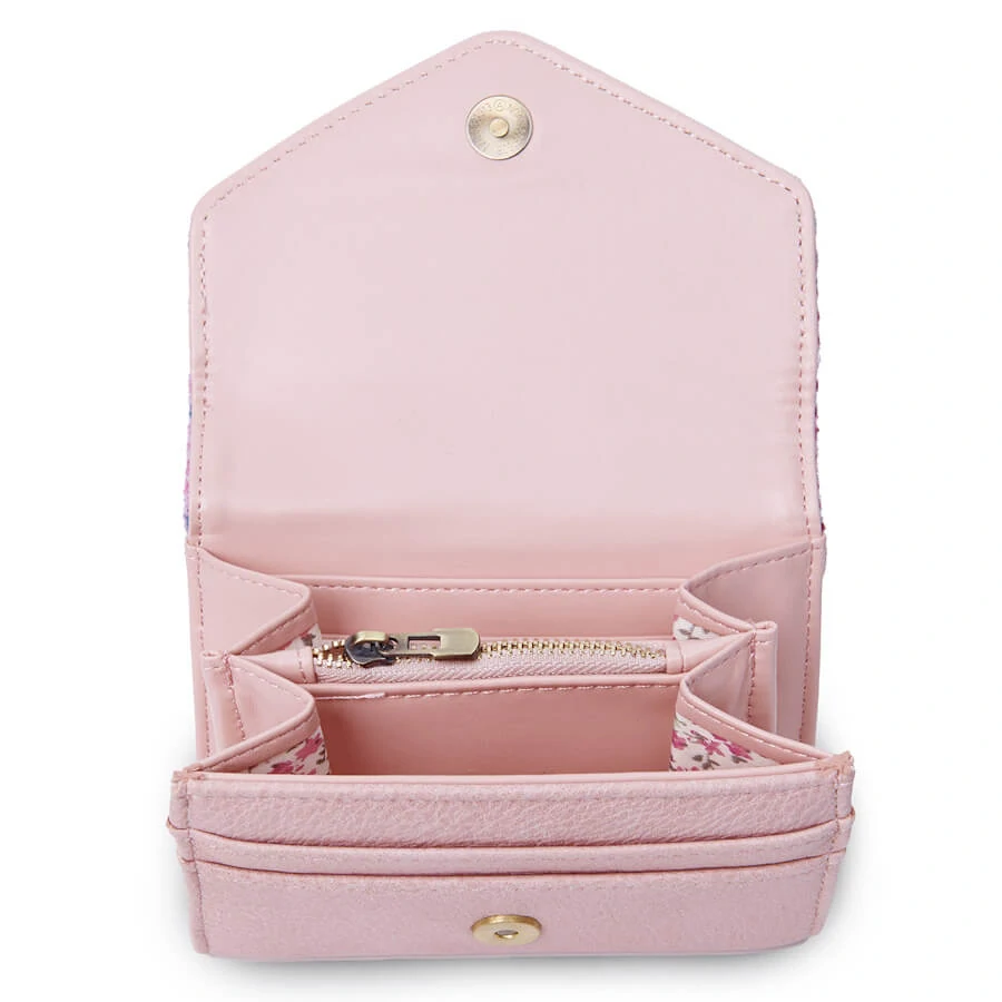 Malá peněženka Clasp Purse Pink and Blue Tartan - Islander