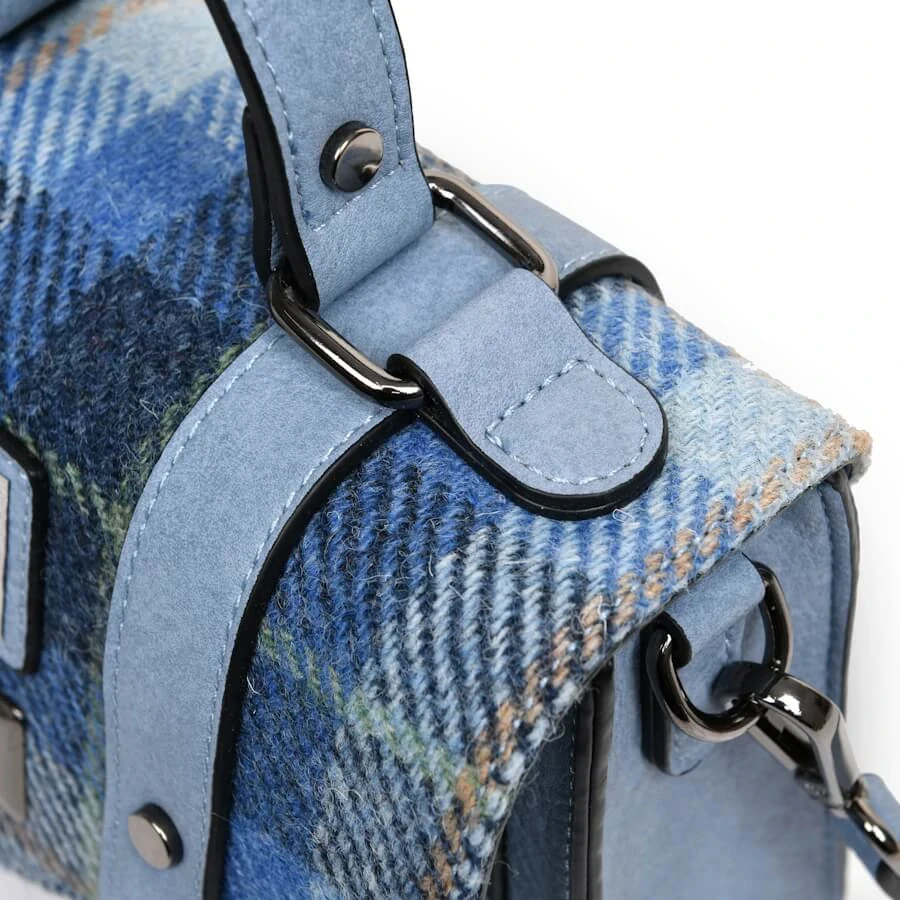 Kabelka The Mini Satchel Blue Tartan - Islander