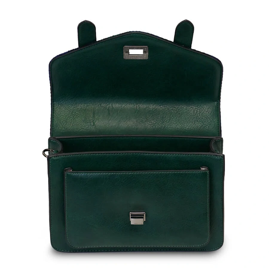 Kabelka The Medium Satchel Black Watch - Islander