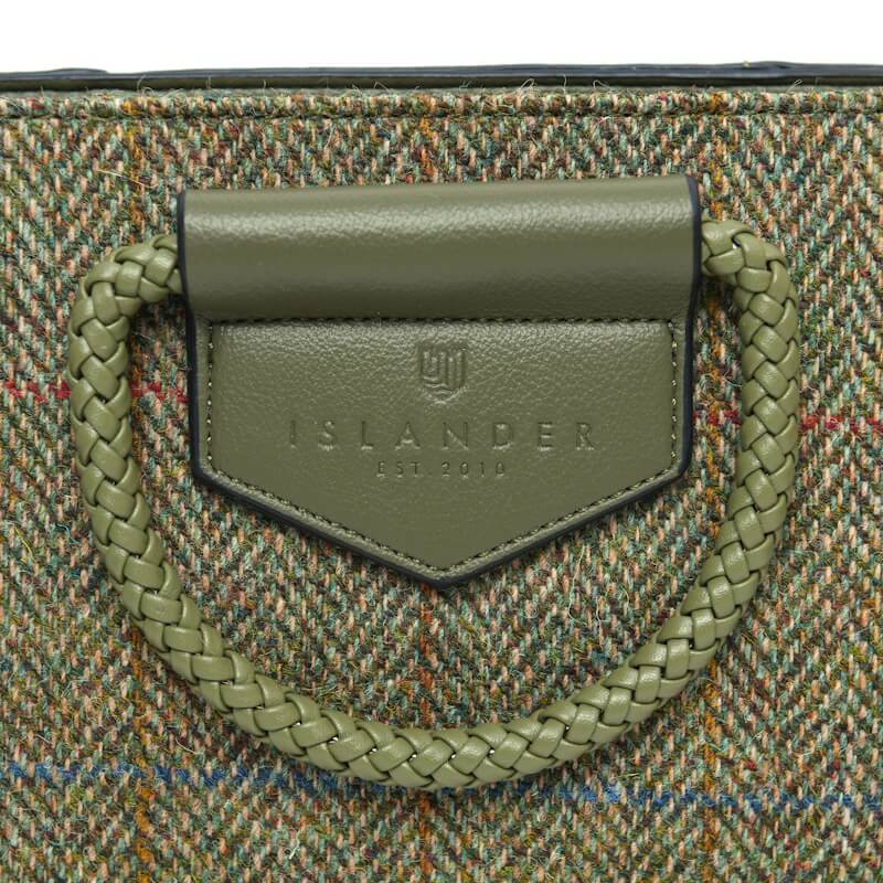 Kabelka The Arran Tote Chestnut Herringbone - Islander
