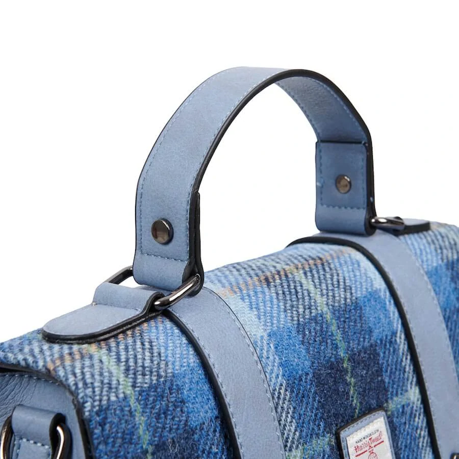 Kabelka The Large Satchel Blue Tartan - Islander