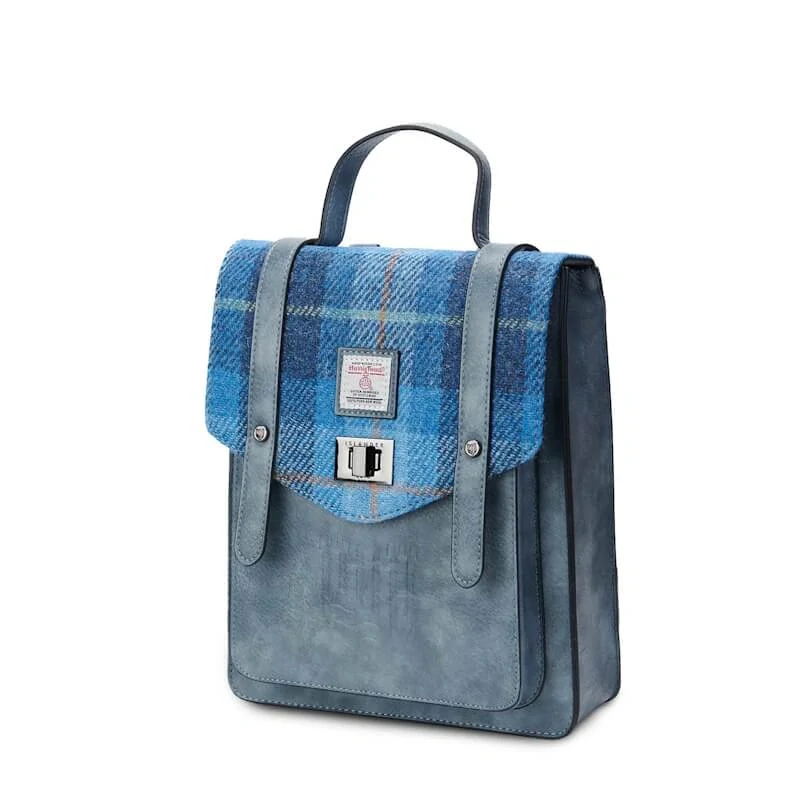 Batoh Mini Carloway Blue Tartan - Islander