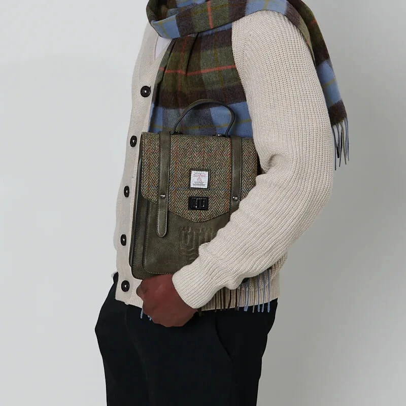 Batoh Mini Carloway Chestnut Herringbone - Islander