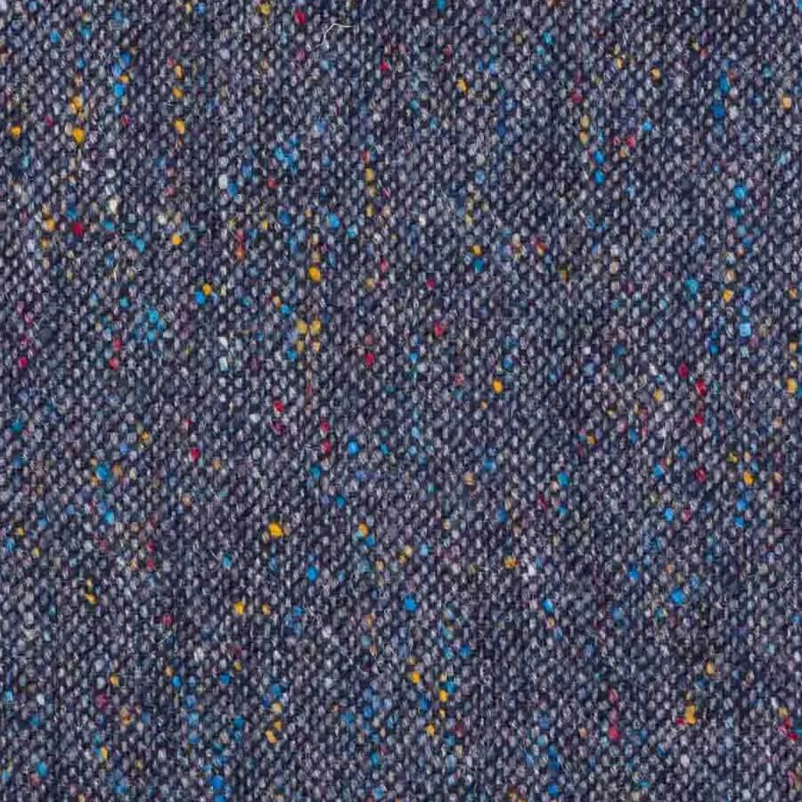 Vlněná látka metráž š. 150 cm - Blue Donegal Plain Weave