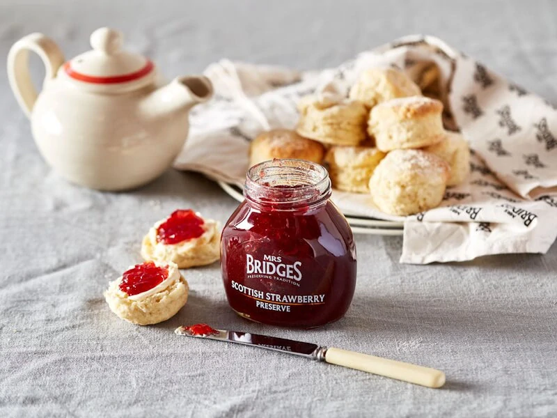 Dárková sada 2 džemy & citronový krém - Mrs. Bridges Celebration Gift Pack 3 × 42g