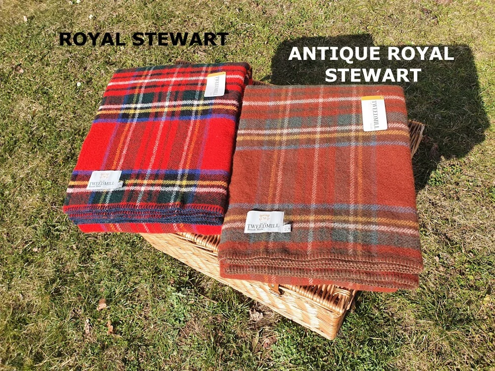 Vlněná deka Tartan Royal Stewart (bez třásní) 200 x 150 cm Tweedmill