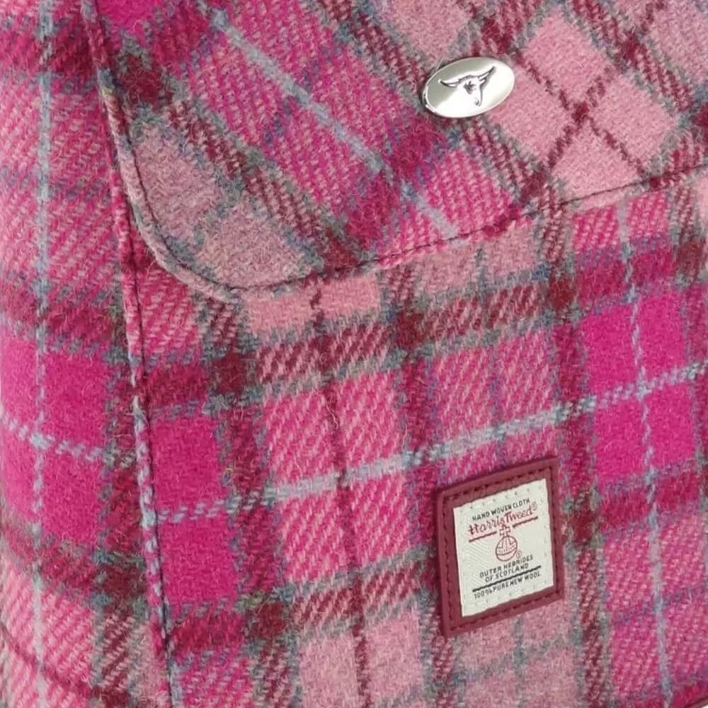 Batoh Tummel Harris Tweed - Vibrant Pink Buchanan