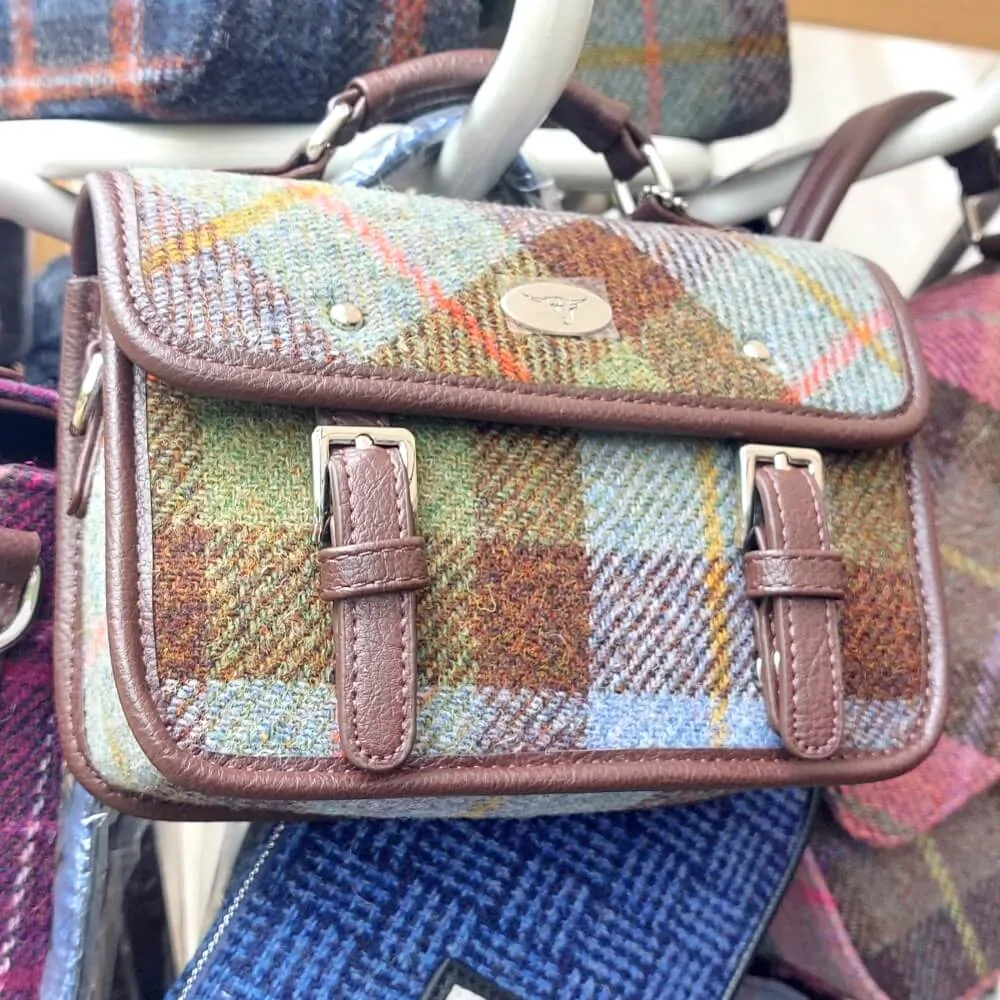 Kabelka Bervie Harris Tweed - Gunn Tartan
