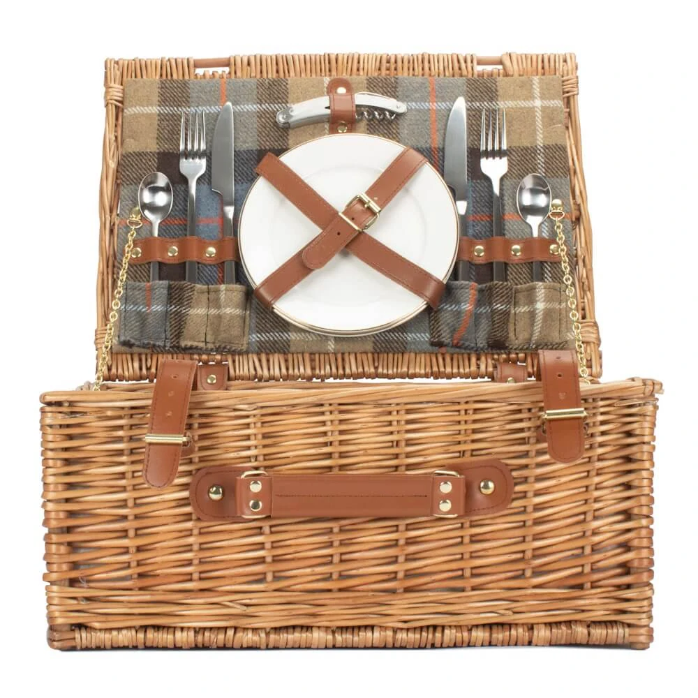 Piknikový koš COUNTRY HAMPER proutěný pro 2 osoby