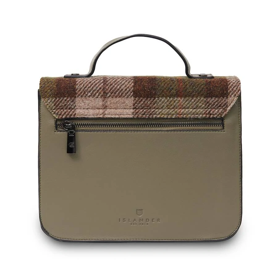 Kabelka The Medium Calton Satchel Chestnut Tartan - Islander