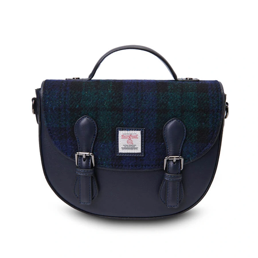 Kabelka The Medium Cobble Satchel Black Watch - Islander