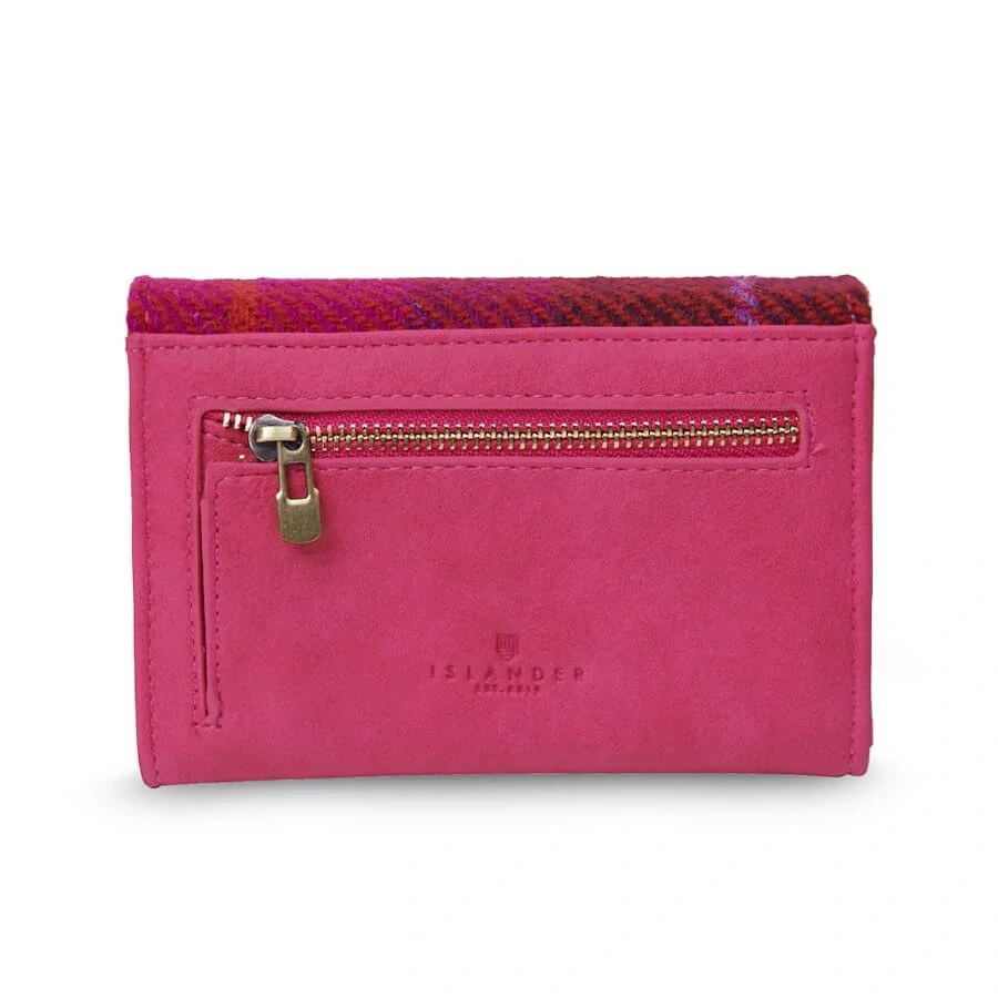 Malá peněženka Clasp Purse Fuchsia Tartan - Islander