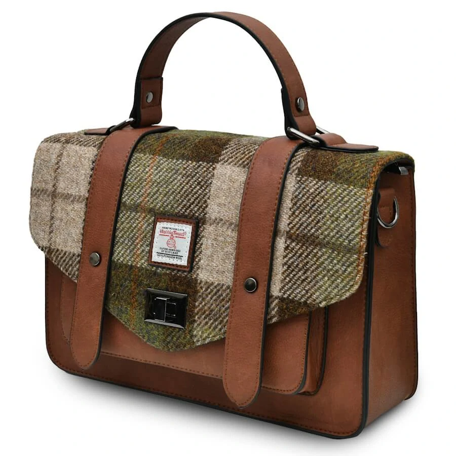 Kabelka The Large Satchel Chestnut Tartan - Islander