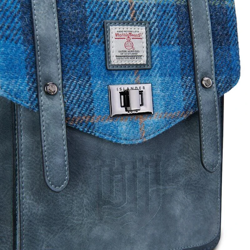 Batoh Mini Carloway Blue Tartan - Islander