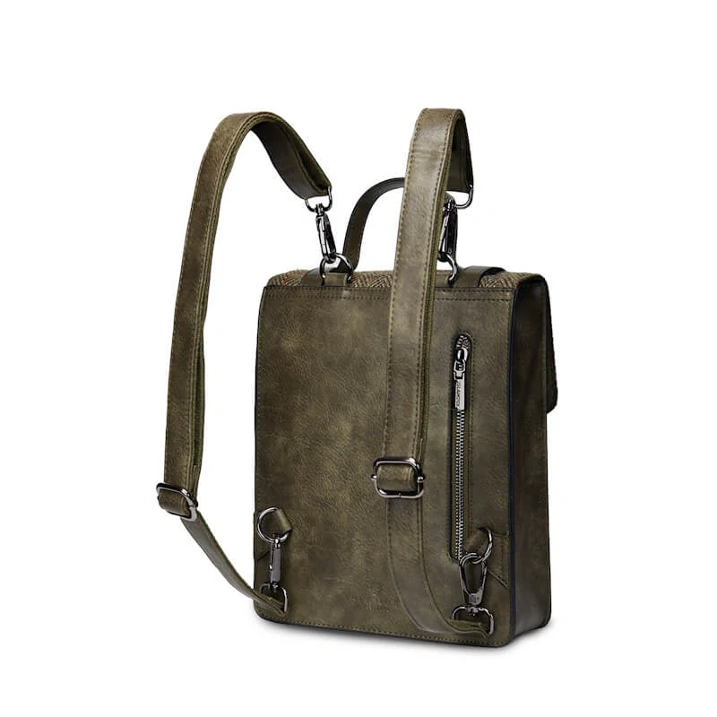 Batoh Mini Carloway Chestnut Herringbone - Islander