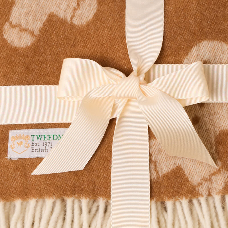 Merino vlněná dětská deka Gingerbread 100 x 75 cm Tweedmill