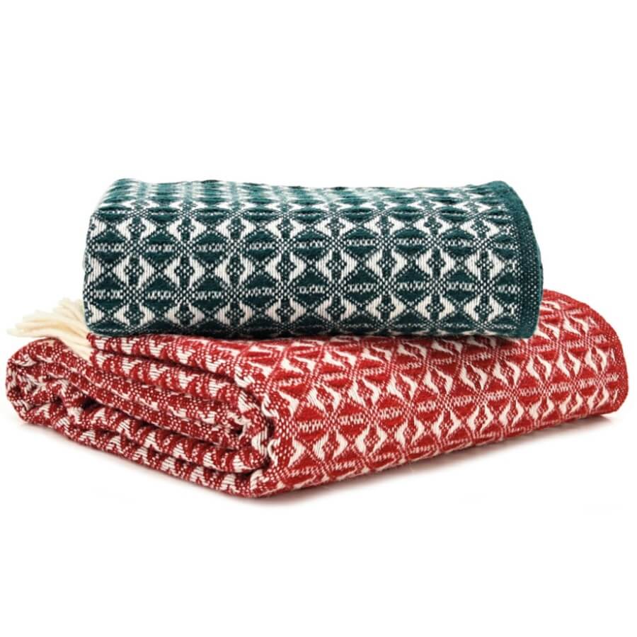 Vlněná deka Cobweave Emerald 200 x 150 cm Tweedmill