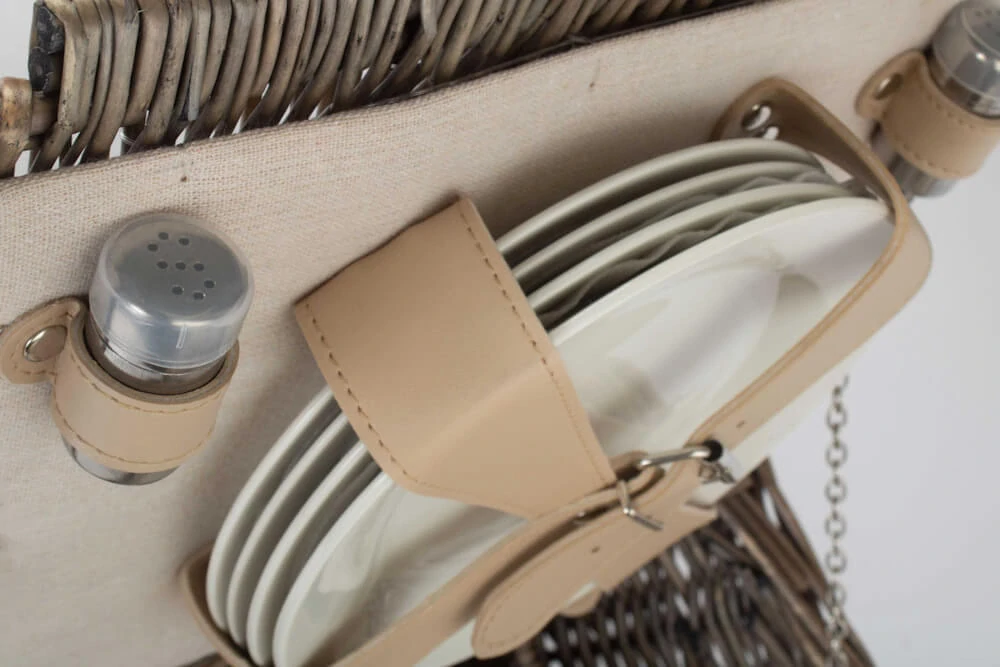 Piknikový koš FOREST proutěný pro 4 osoby