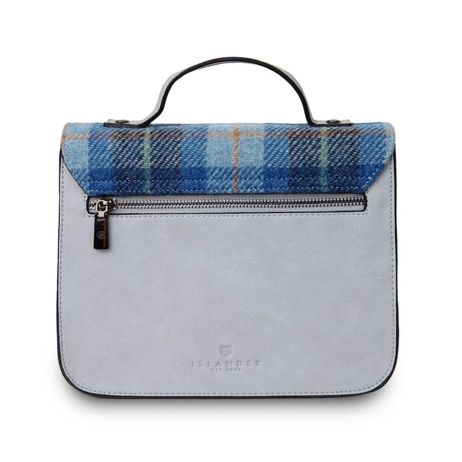 Kabelka The Medium Calton Satchel Blue Tartan - Islander