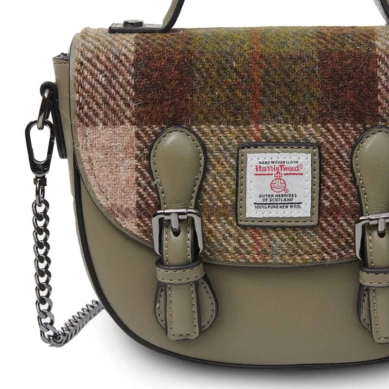 Kabelka The Medium Cobble Satchel Chestnut Tartan - Islander