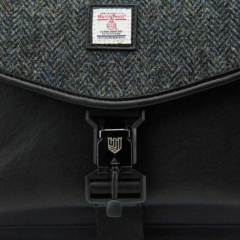 Aktovka / batoh Black Grey Herringbone - Islander