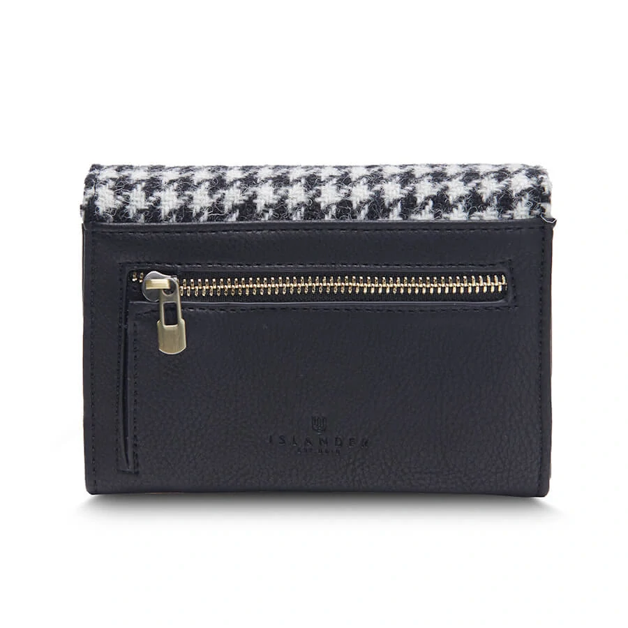 Malá peněženka Clasp Purse Black and White Dogtooth - Islander