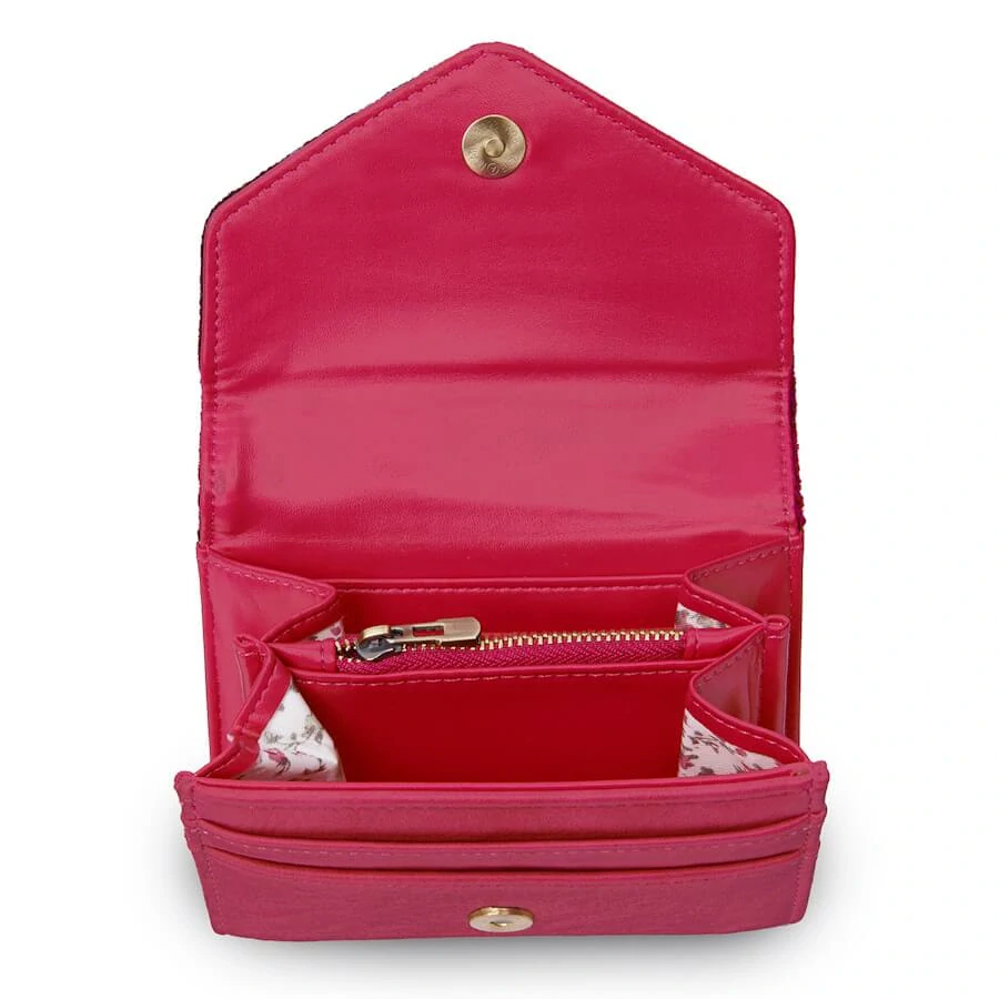 Malá peněženka Clasp Purse Fuchsia Tartan - Islander