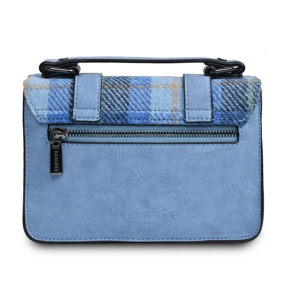 Kabelka The Mini Satchel Blue Tartan - Islander