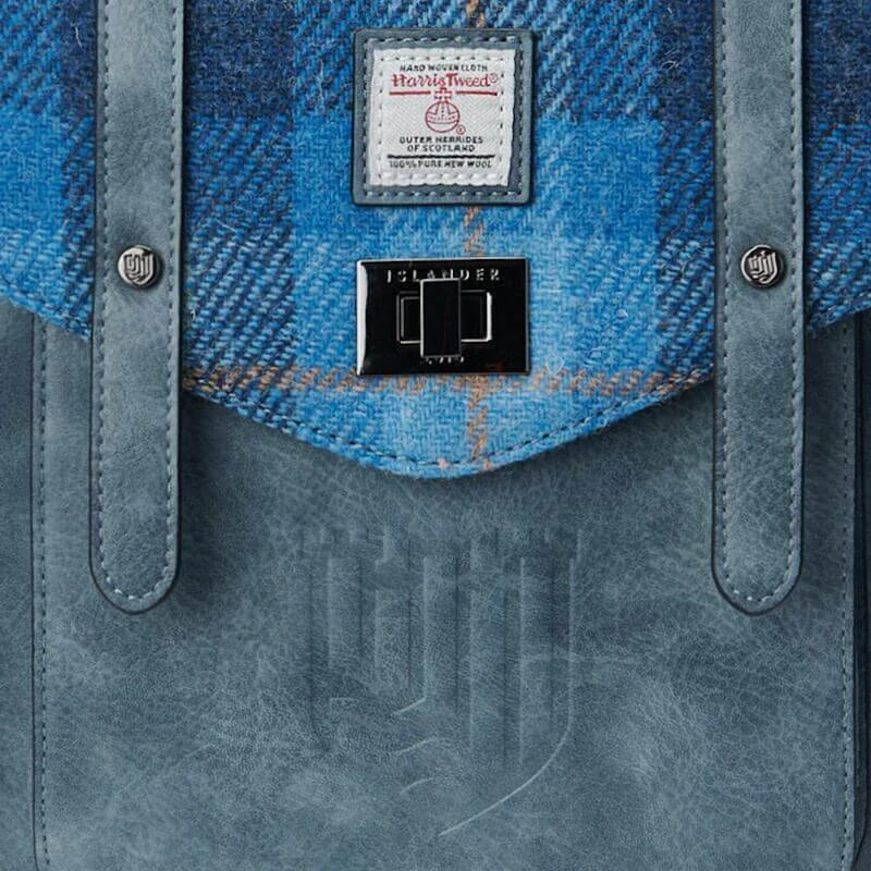 Batoh Mini Carloway Blue Tartan - Islander