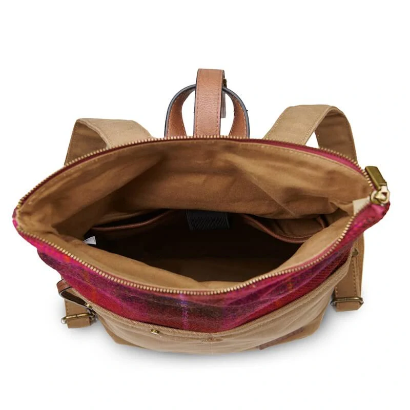 Batoh The Canvas Fuchsia Tartan - Islander