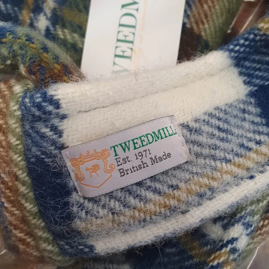 Vlněná taška přes rameno Blue Dress Stewart - Tweedmill
